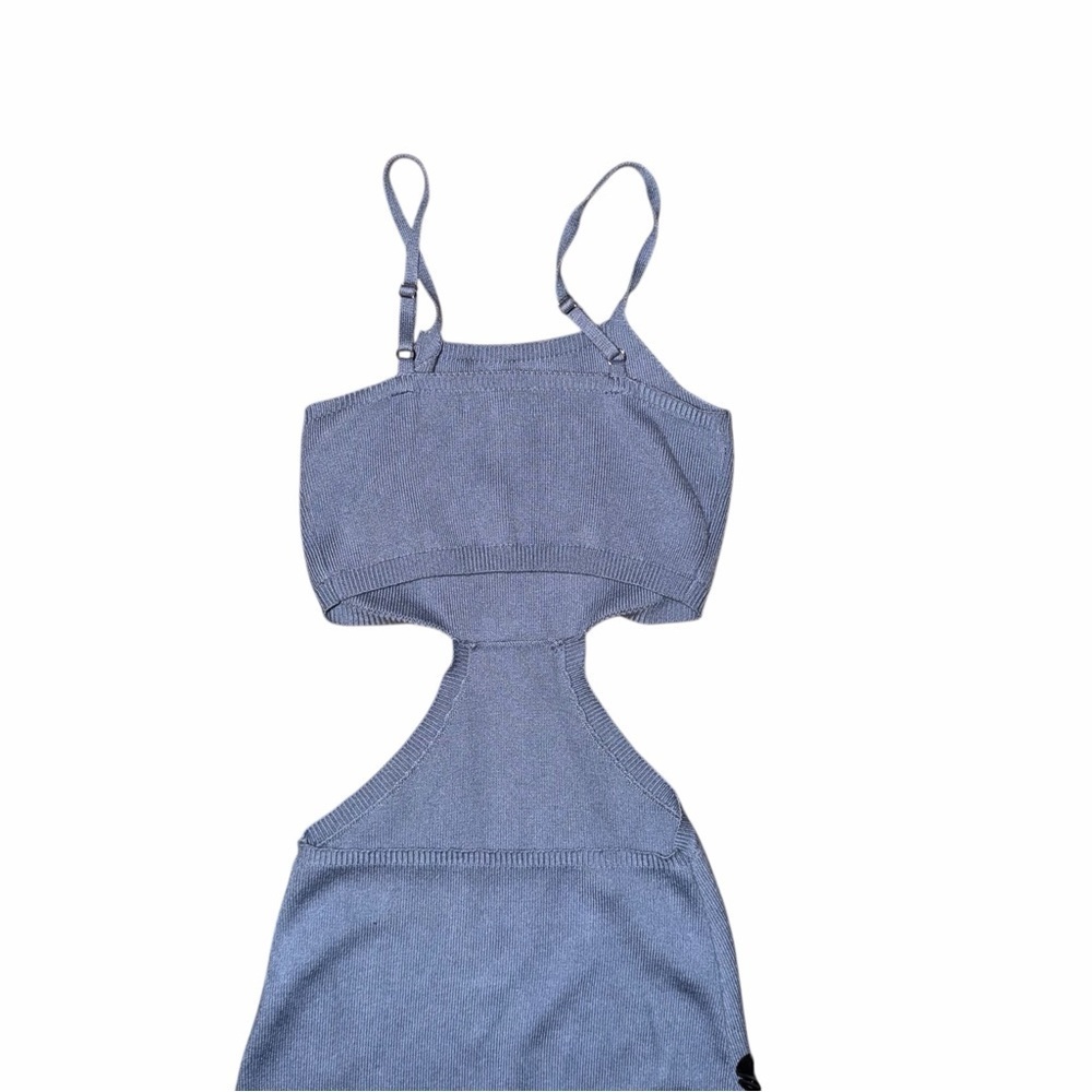 Mable Blue Cutout Midi Dress Medium - Picture 5 of 7